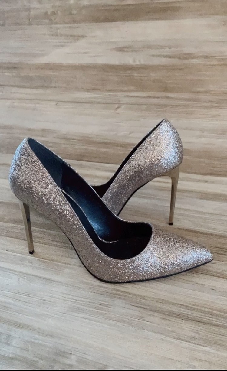 LISA STILETTO GLITTER PINK