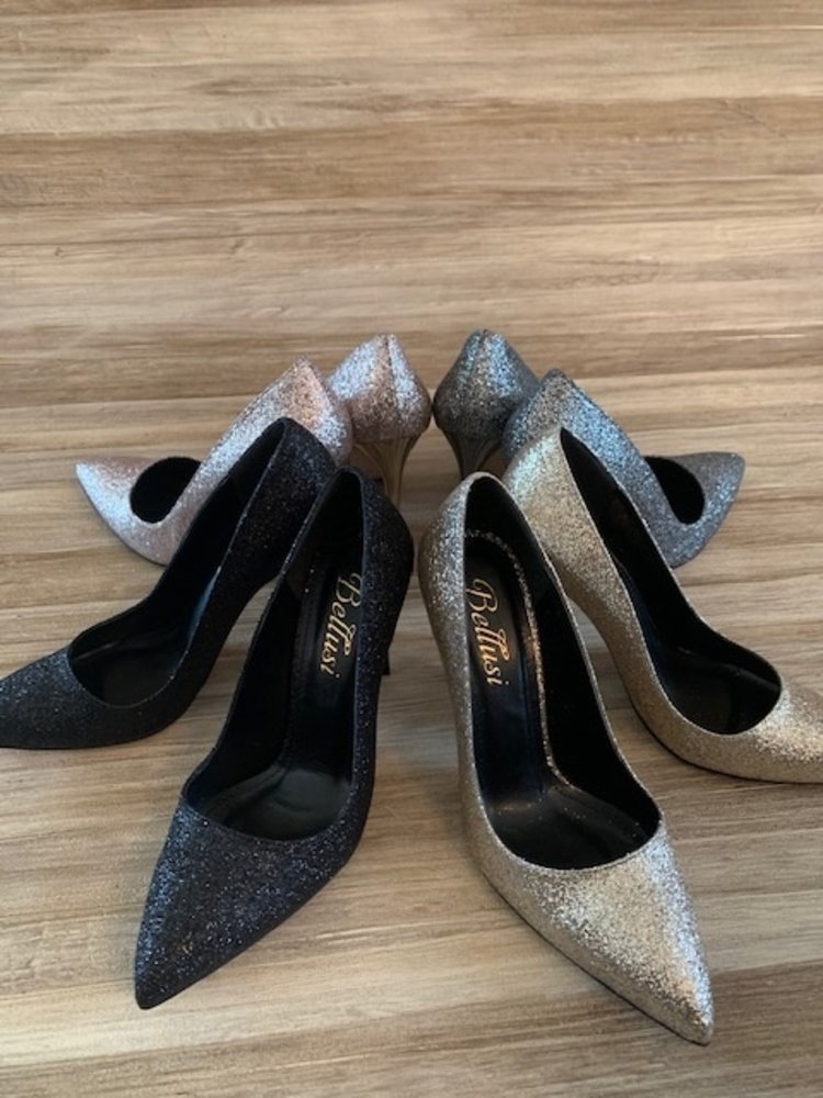 LISA STILETTO GLITTER PINK