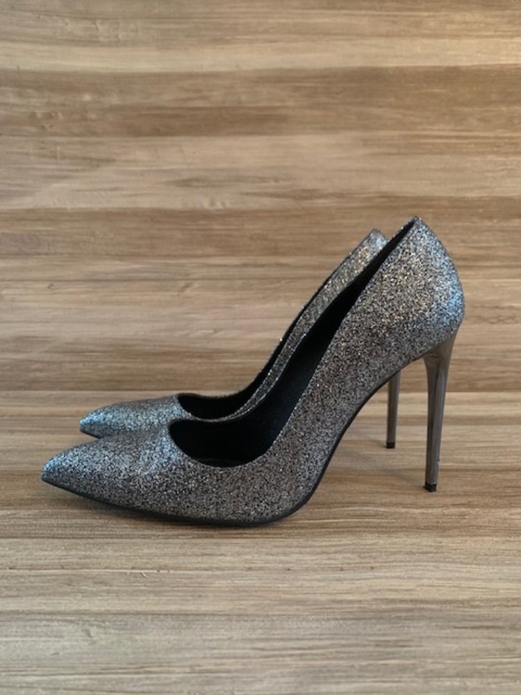 LISA GLITTER STILETTO GREY