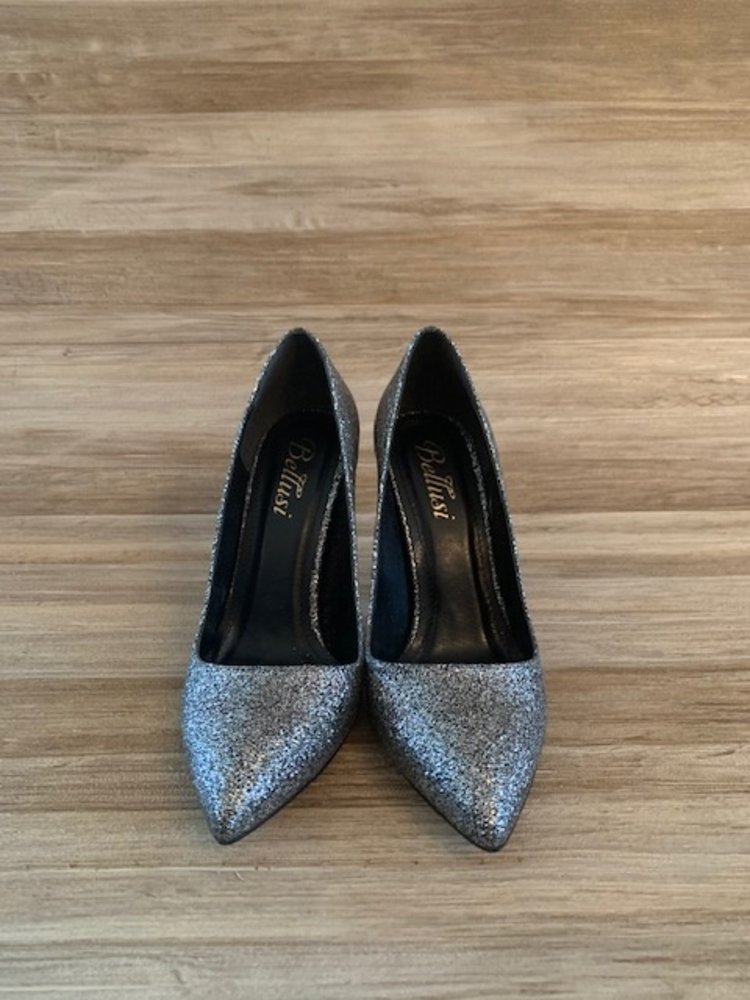 LISA GLITTER STILETTO GRIJS