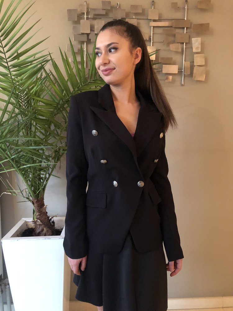 MELISA BLAZER/VEST ZWART