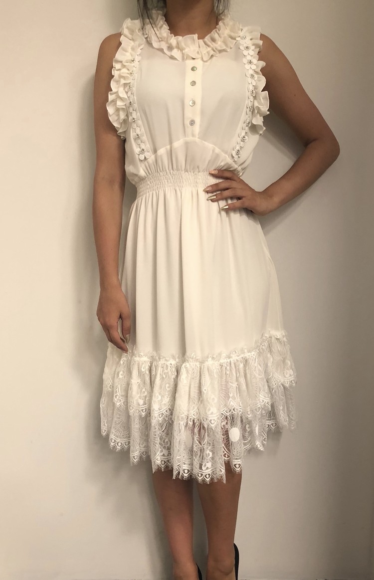 JASMIJN  DRESS WHITE