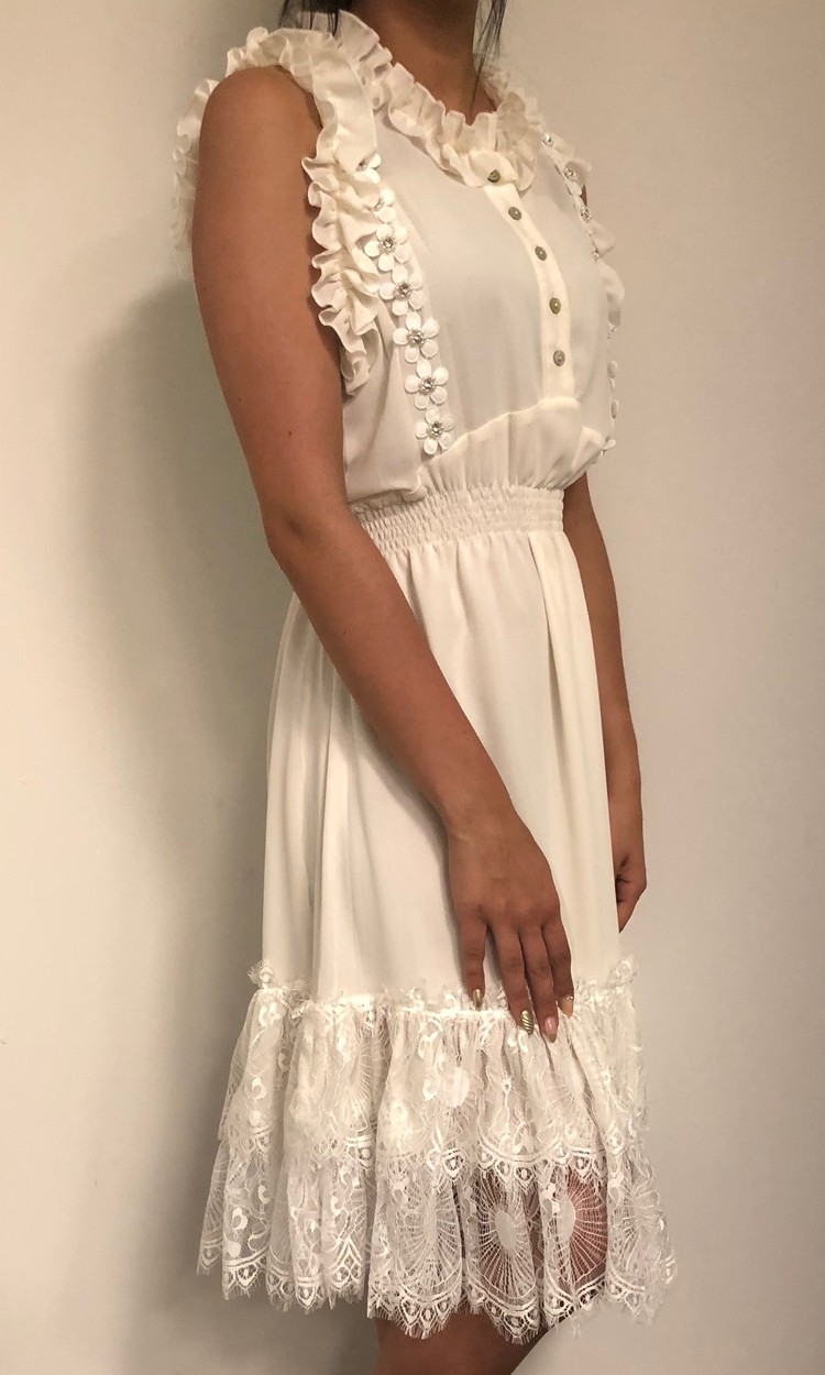 JASMIJN  DRESS WHITE