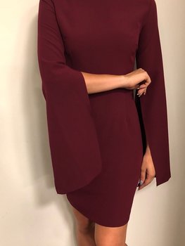 DAISY DRESS BORDEAUX