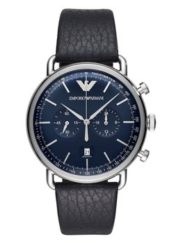 emporio armani watch mens silver