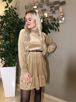 HANA DRESS BEIGE
