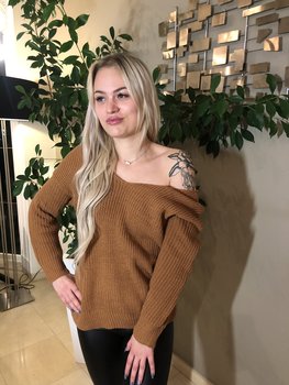 SHANA SWEATER BROWN