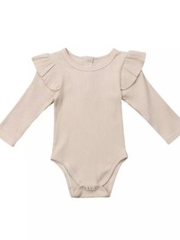 ROMPER LONG SLEEVE BEIGE