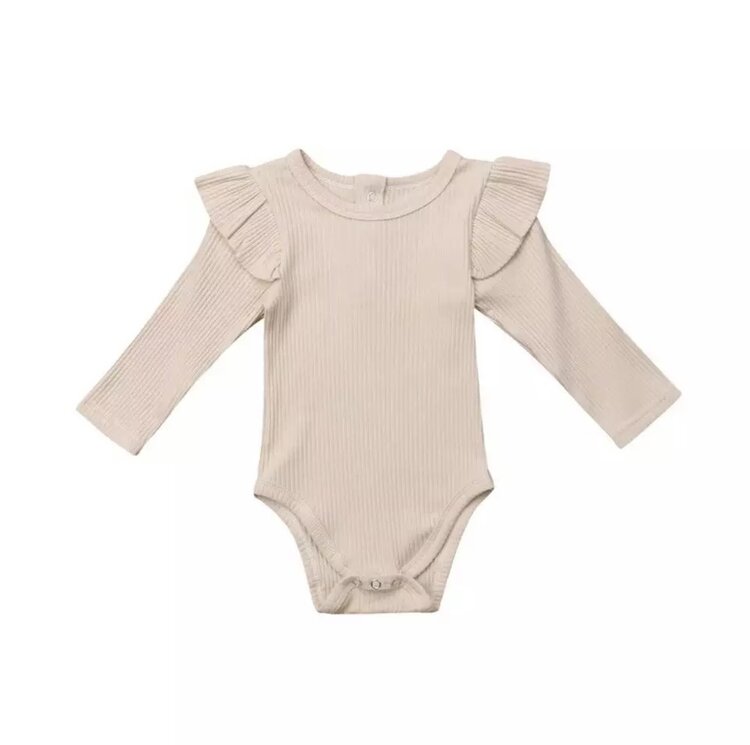 ROMPER LONG SLEEVE BEIGE