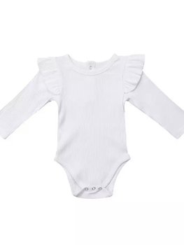 ROMPER LONG SLEEVE WHITE