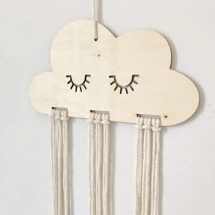 CLIPS HOLDER CLOUD WOOD