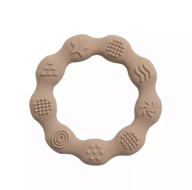 TEETHERS SILICONE BEIGE