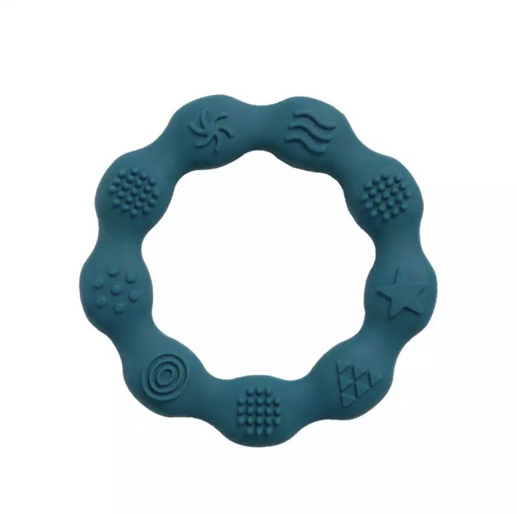 TEETHERS SILICONE BLUE