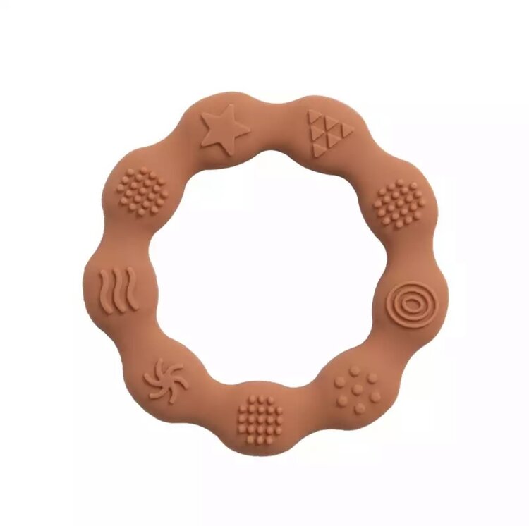 TEETHERS SILICONE SANDCOLOR