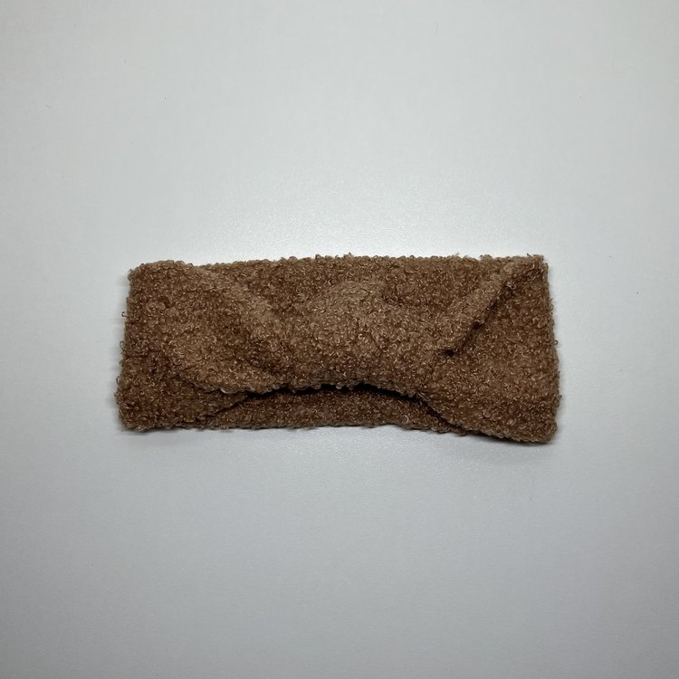HEADBAND TEDDY DOT BROWN