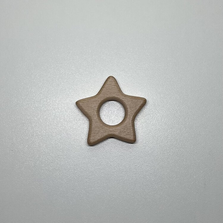 MINI TEETHER STAR WOOD