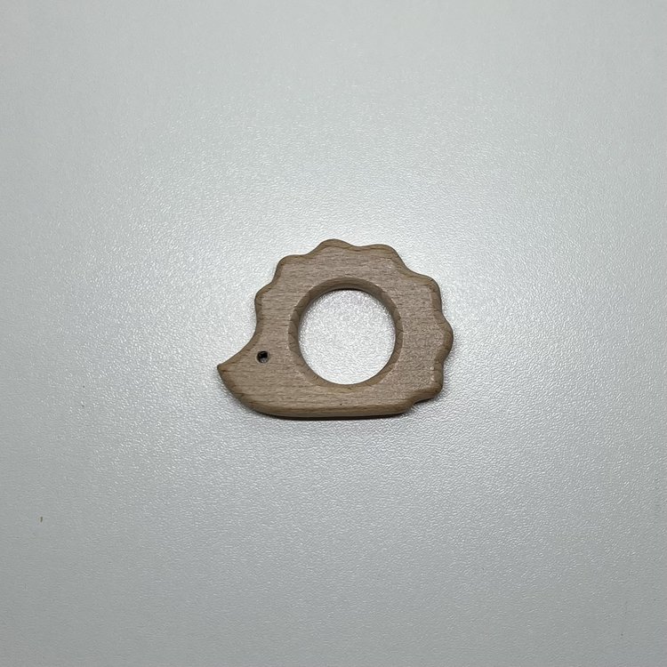 MINI TEETHER HEDGEHOG WOOD