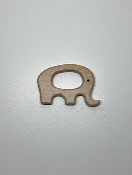 SMALL TEETHER ELEPHANT WOOD