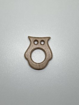 SMALL TEETHER OWL WOOD