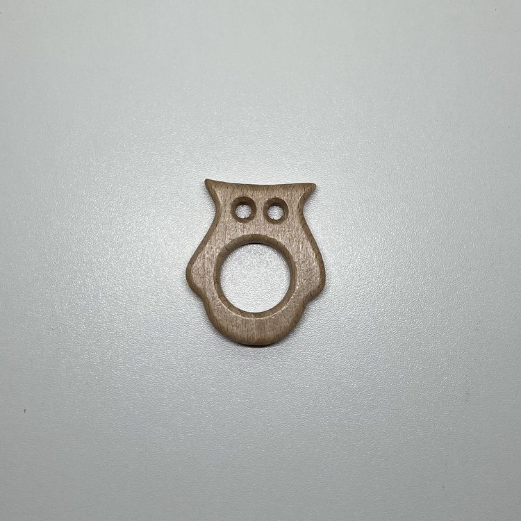SMALL TEETHER OWL WOOD