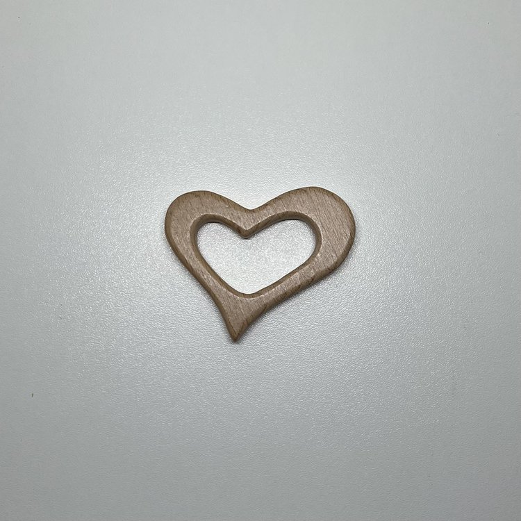 KLEINE BIJTRING HARTJE HOUT