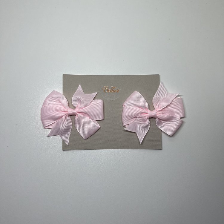 HAIRCLIPS BOW BABY PINK