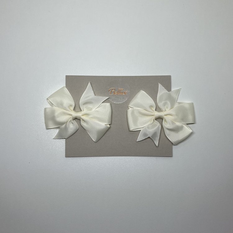HAIRCLIPS BOW ECRU