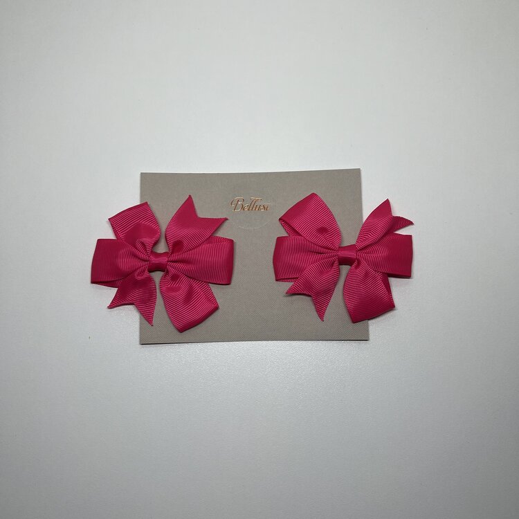 HAIRCLIPS BOW ORCHIDEE PINK