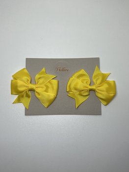 HAIRCLIPS BOW YELLOW
