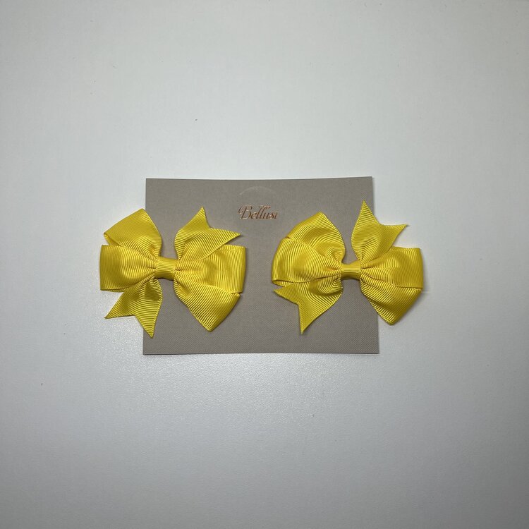 HAIRCLIPS BOW YELLOW