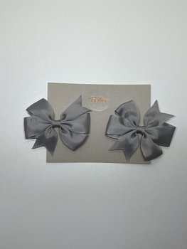 HAIRCLIPS BOW GREY