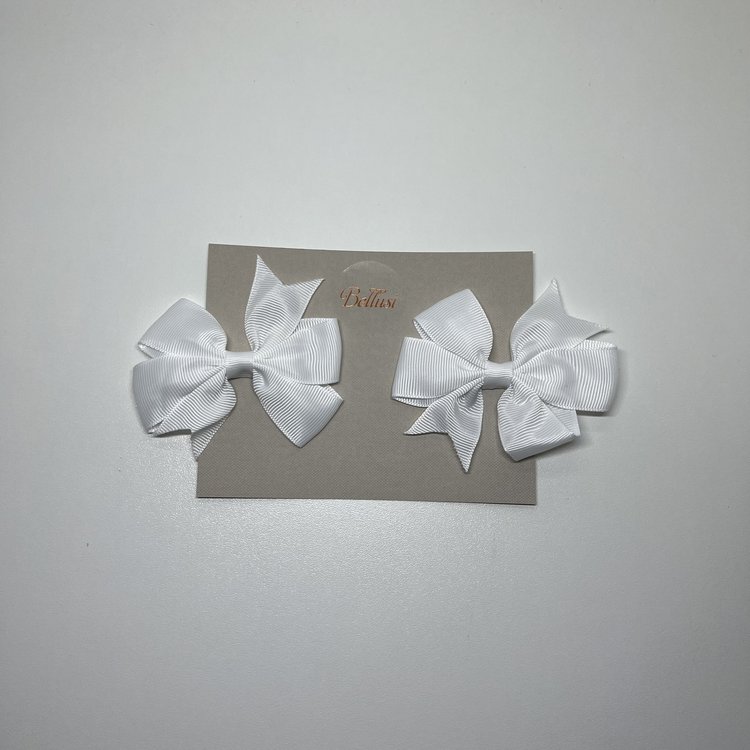 HAIRCLIPS BOW WHITE