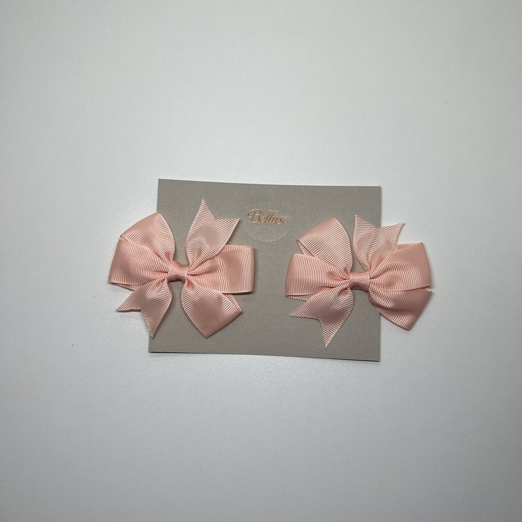 HAIRCLIPS BOW SALMON PINK
