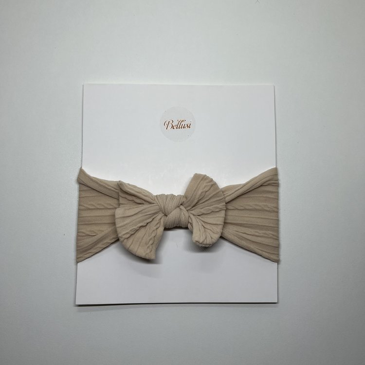 HAARBAND STRIK BEIGE