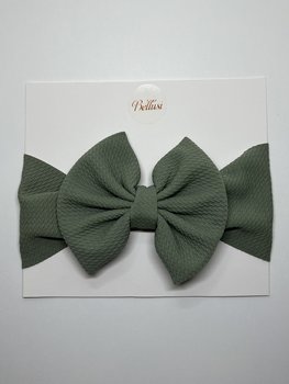 HAARBAND GROTE STRIK GROEN