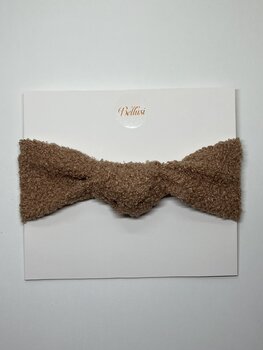 HAARBAND TEDDY KNOOP BRUIN