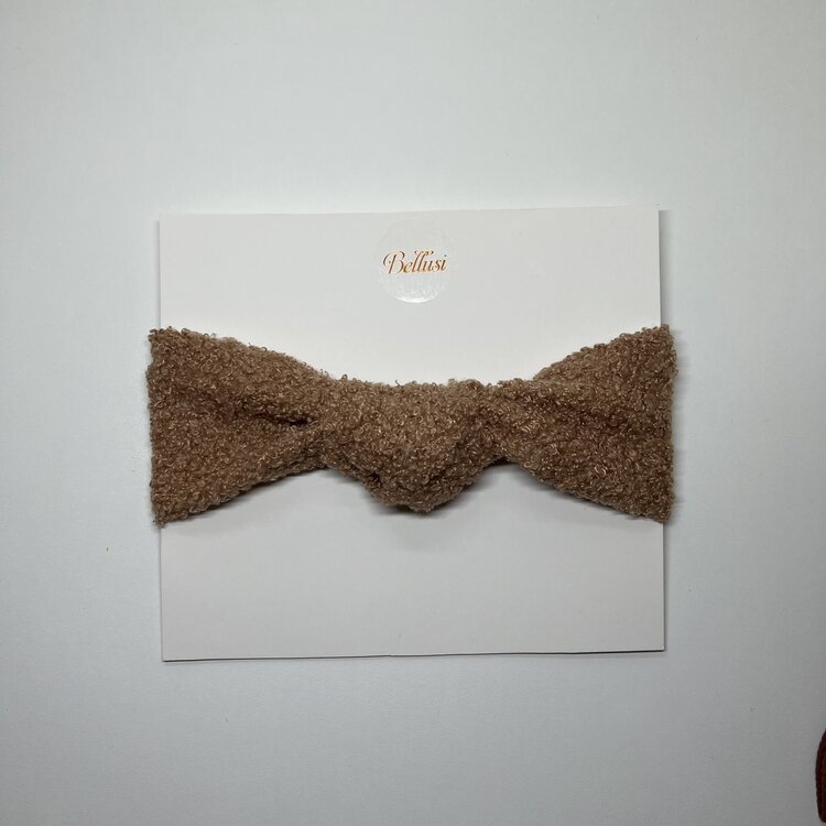 HEADBAND TEDDY DOT BROWN