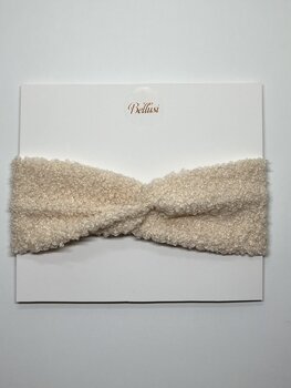 HEADBAND TEDDY ECRU