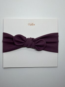 HAARBAND STRIK SUEDE LILA