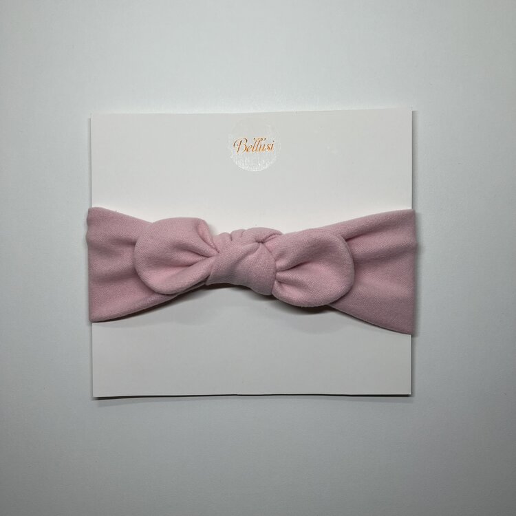 HAARBAND STRIK SUEDE ROZE