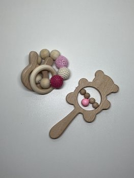 BIJTRING KONIJN HOUT