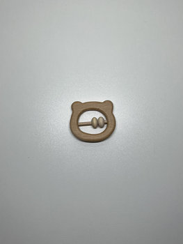 TEETHING RING BEARHEAD WOOD MINI