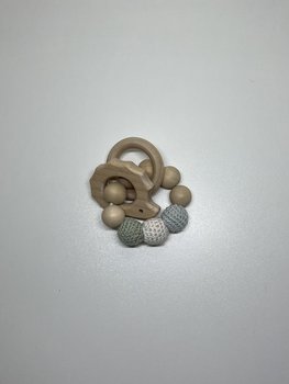 TEETHING RING HEDGEHOG WOOD
