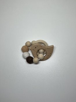 TEETHING RING BIRD WOOD