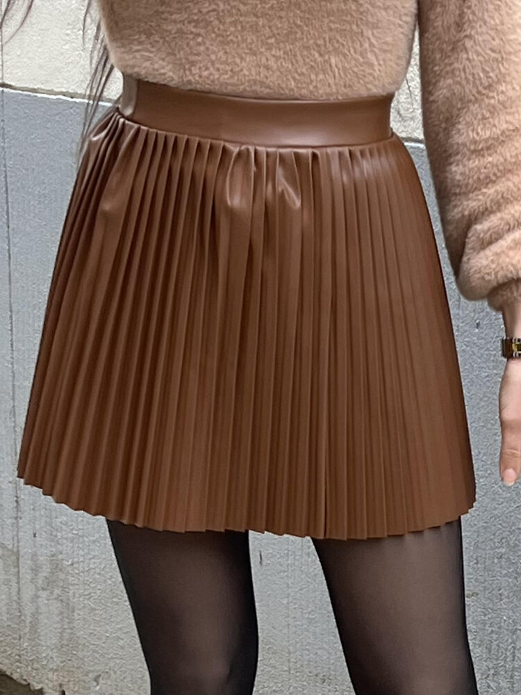 LIZ SKIRT BROWN