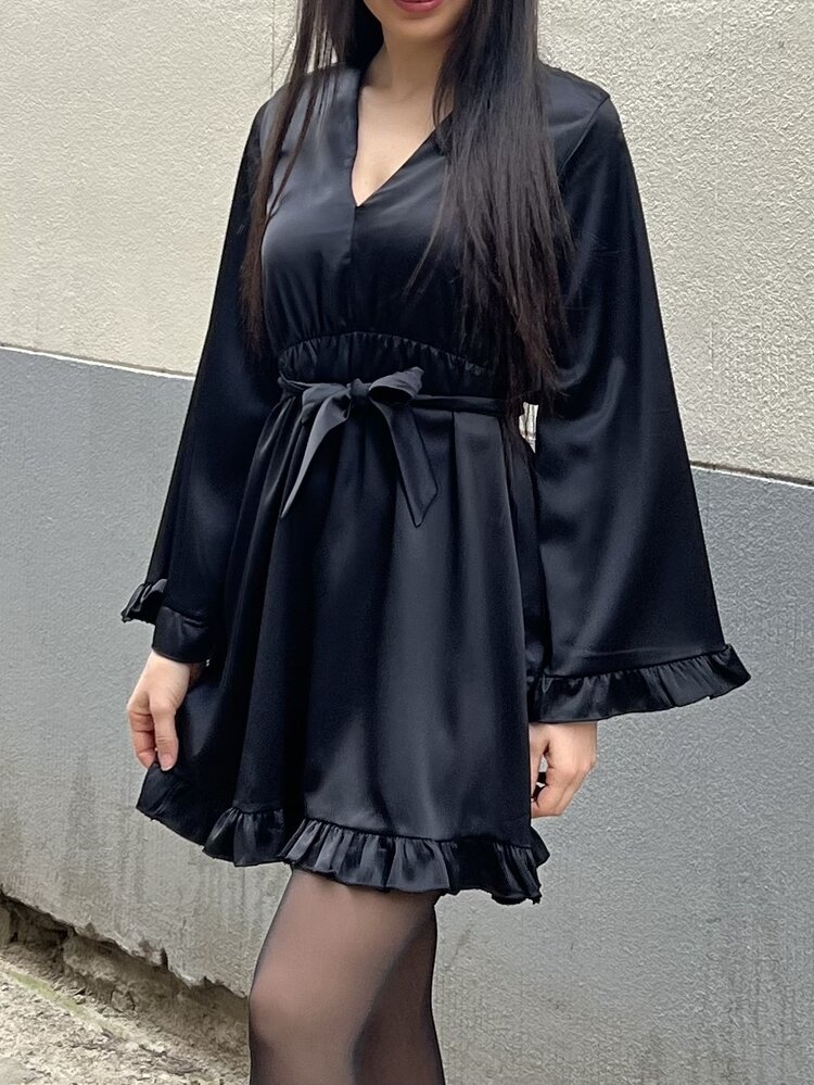 LEEN DRESS BLACK