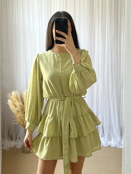 TILI DRESS  GREEN