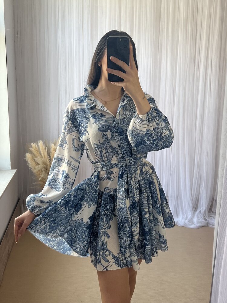 MILA DRESS BLUE