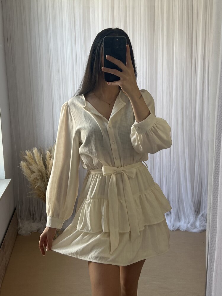 TILI DRESS ECRU