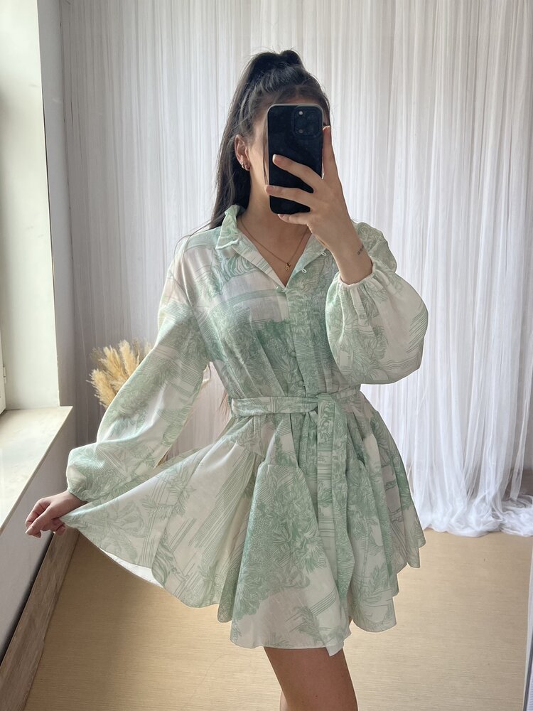 MILA JURK PASTEL GREEN